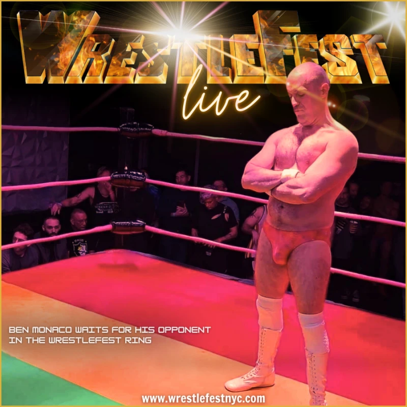 Ben in the ring waiting